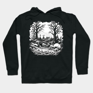 White Night of the Graveyard of Skulls, Macabre Hoodie